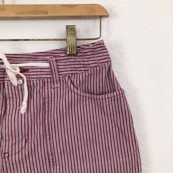 Riveted By LEE Womens Striped Cotton Shorts size 6M - Picture 3 of 9